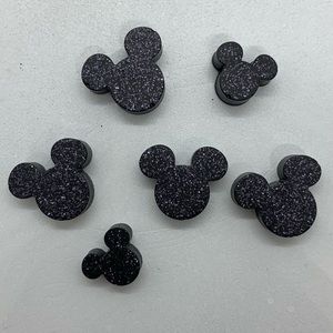 Mickey Mouse Head Glitter Magnets Set of 6 Bundle and Save!